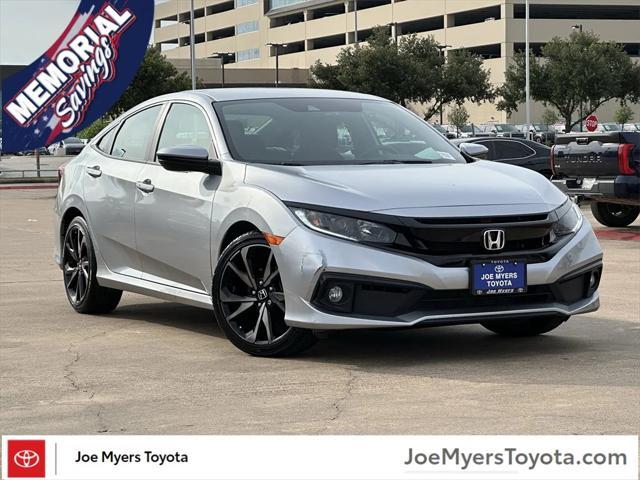 used 2021 Honda Civic car, priced at $21,355