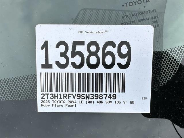 new 2025 Toyota RAV4 car, priced at $34,726