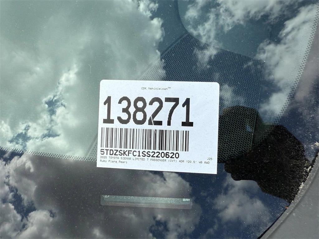 new 2025 Toyota Sienna car, priced at $59,238