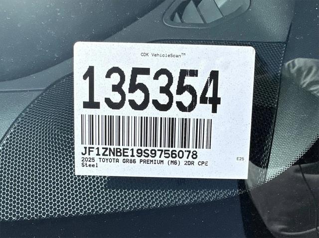 new 2025 Toyota GR86 car, priced at $39,021