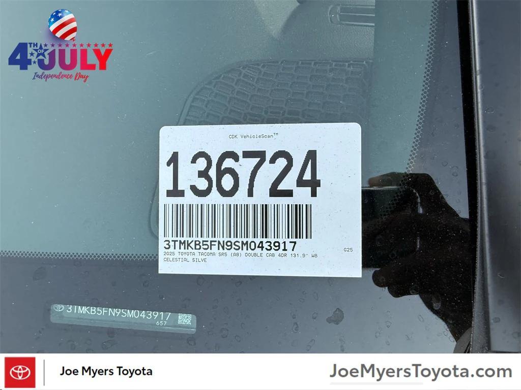 new 2025 Toyota Tacoma car, priced at $39,585