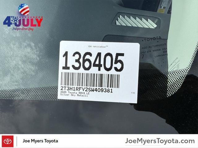 new 2025 Toyota RAV4 car, priced at $32,652