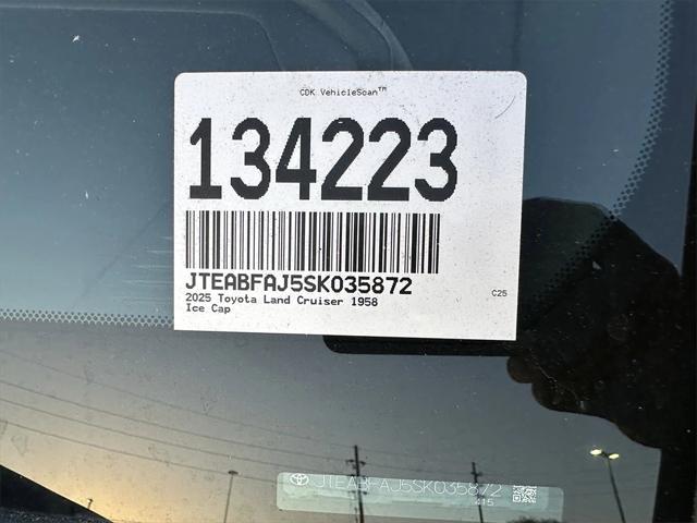 new 2025 Toyota Land Cruiser car, priced at $61,922