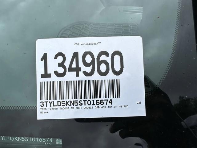 new 2025 Toyota Tacoma car, priced at $38,706