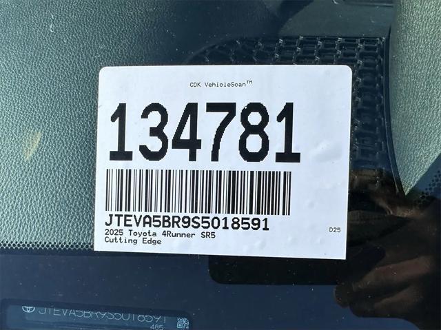 new 2025 Toyota 4Runner car, priced at $47,835