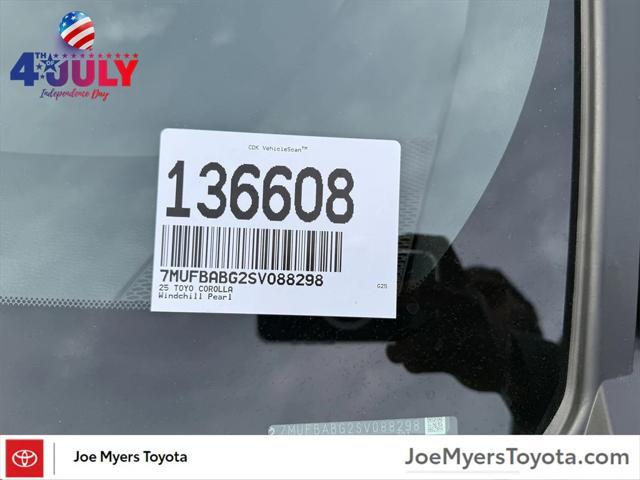 new 2025 Toyota Corolla Hybrid car, priced at $31,529