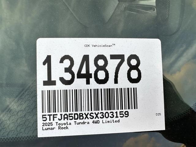 new 2025 Toyota Tundra car, priced at $60,571
