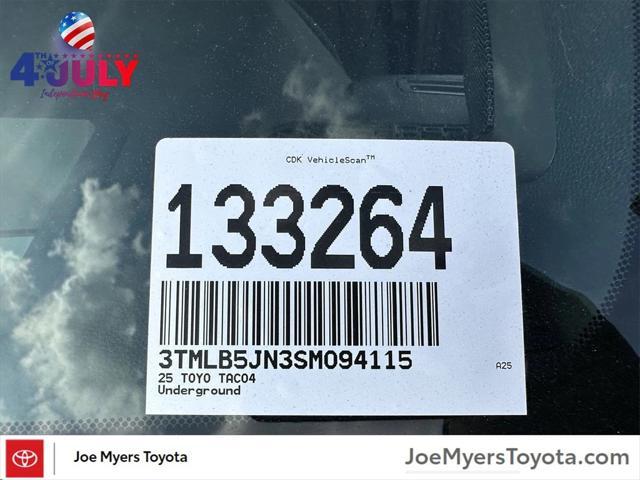 new 2025 Toyota Tacoma car, priced at $53,123