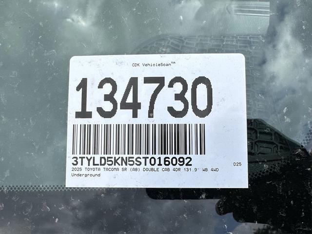 new 2025 Toyota Tacoma car, priced at $38,706