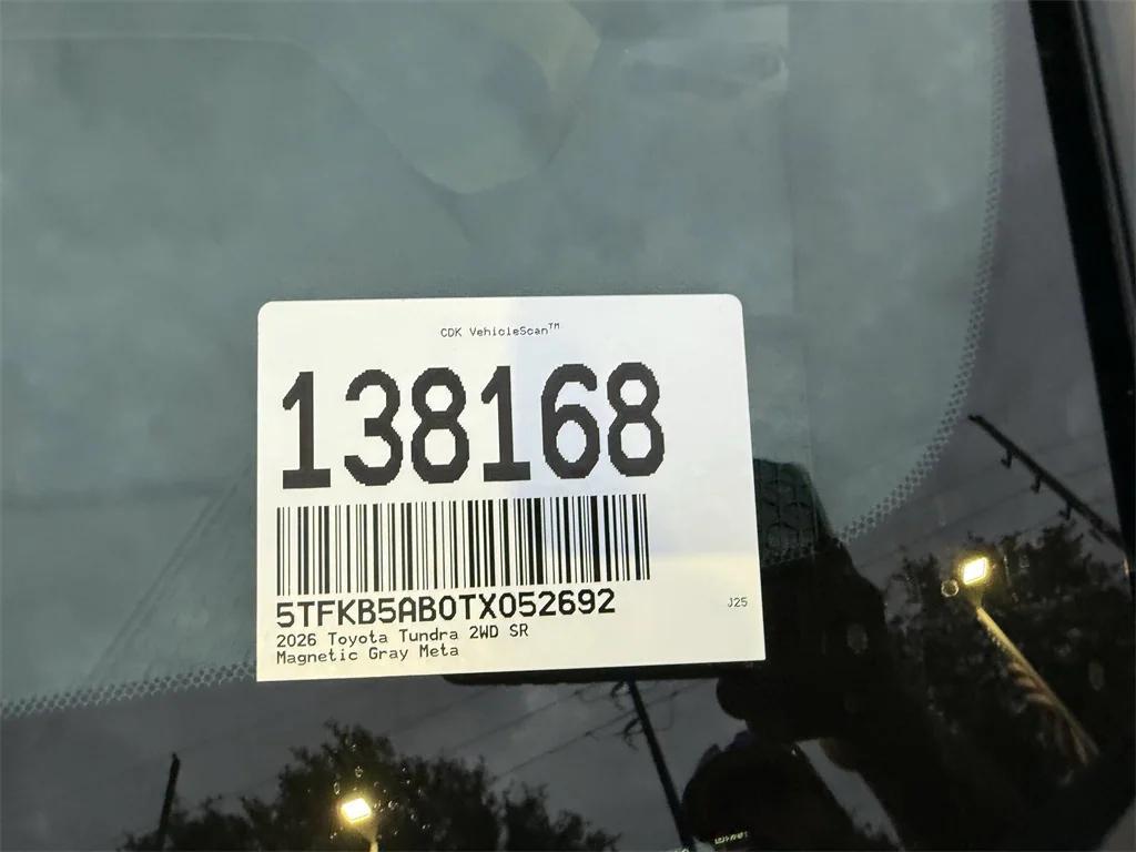 new 2026 Toyota Tundra car, priced at $44,876