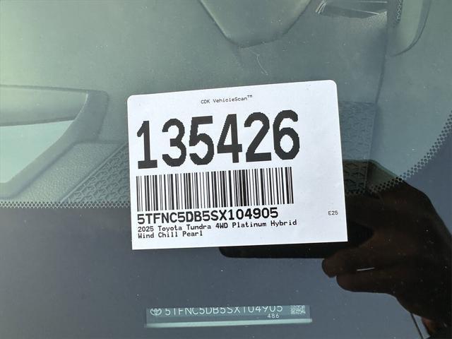new 2025 Toyota Tundra Hybrid car, priced at $72,398