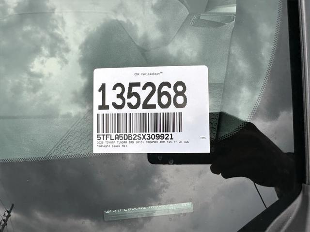new 2025 Toyota Tundra car, priced at $53,678