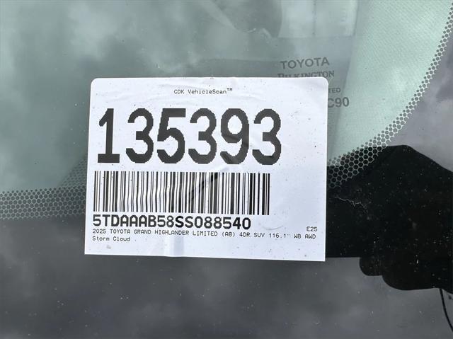 new 2025 Toyota Grand Highlander car, priced at $57,737