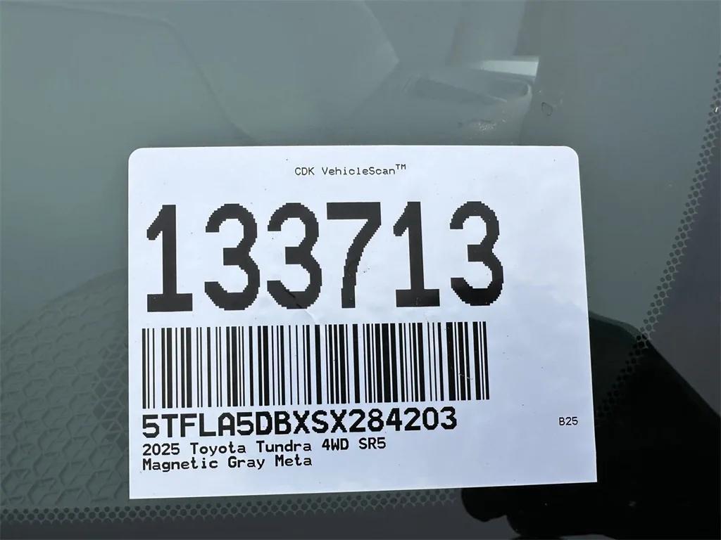 new 2025 Toyota Tundra car, priced at $55,813
