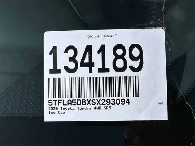 new 2025 Toyota Tundra car, priced at $53,774