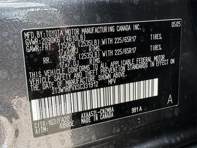 new 2025 Toyota RAV4 car, priced at $35,889
