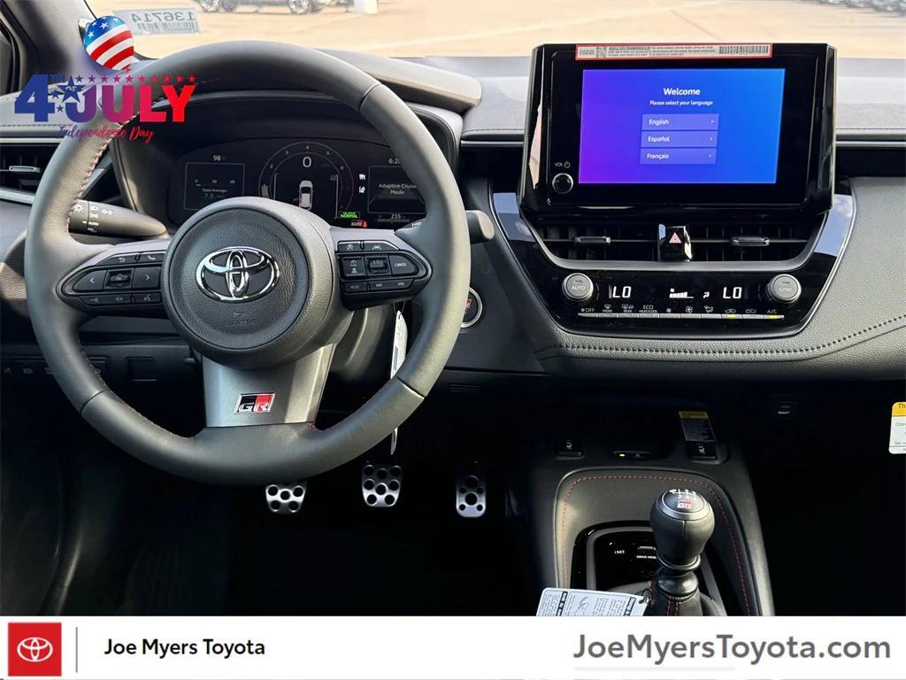 new 2025 Toyota GR Corolla car, priced at $47,183