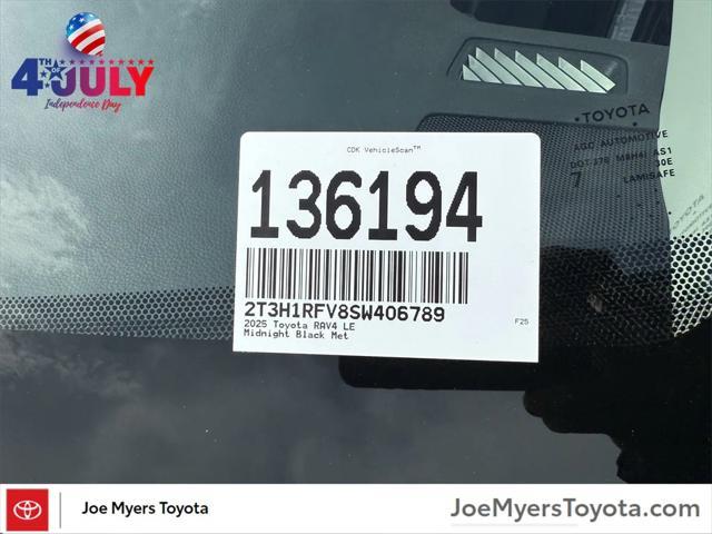 new 2025 Toyota RAV4 car, priced at $30,609