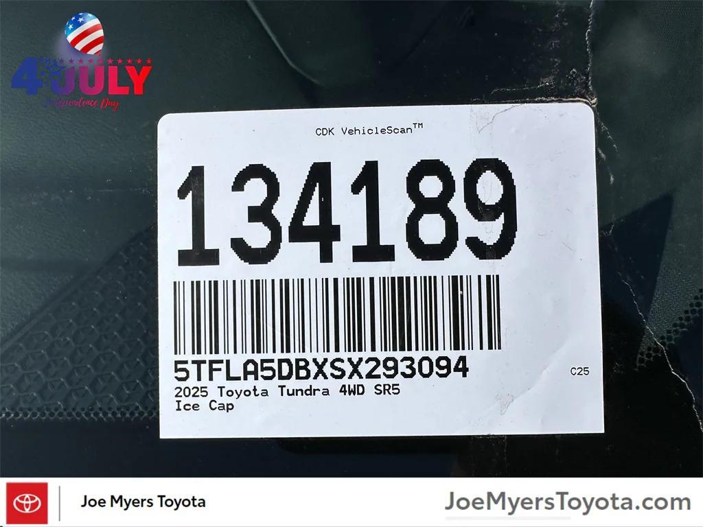 new 2025 Toyota Tundra car, priced at $53,774