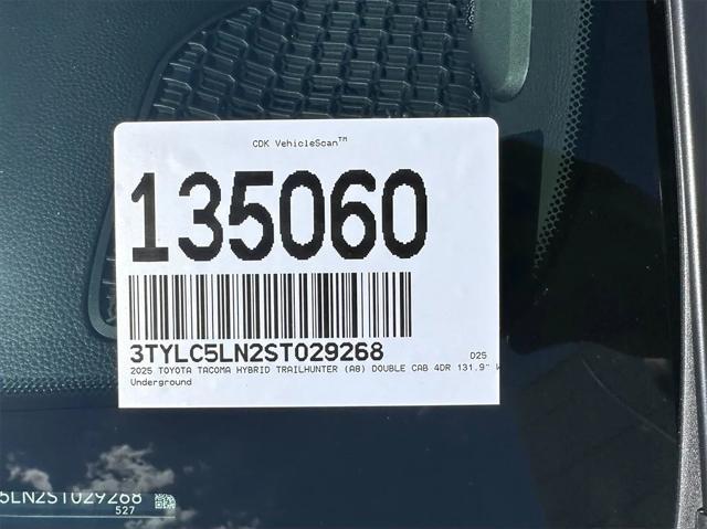 new 2025 Toyota Tacoma Hybrid car, priced at $69,492