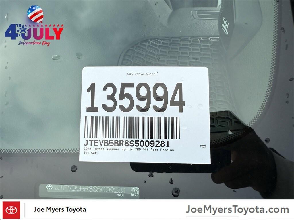 new 2025 Toyota 4Runner car, priced at $59,090