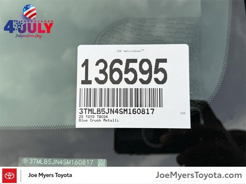 new 2025 Toyota Tacoma car, priced at $42,798