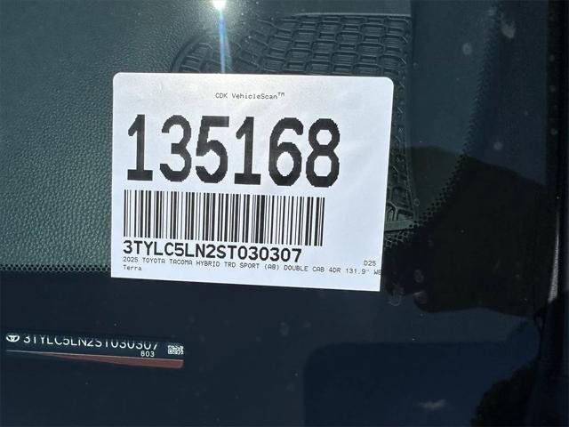 new 2025 Toyota Tacoma car, priced at $49,282