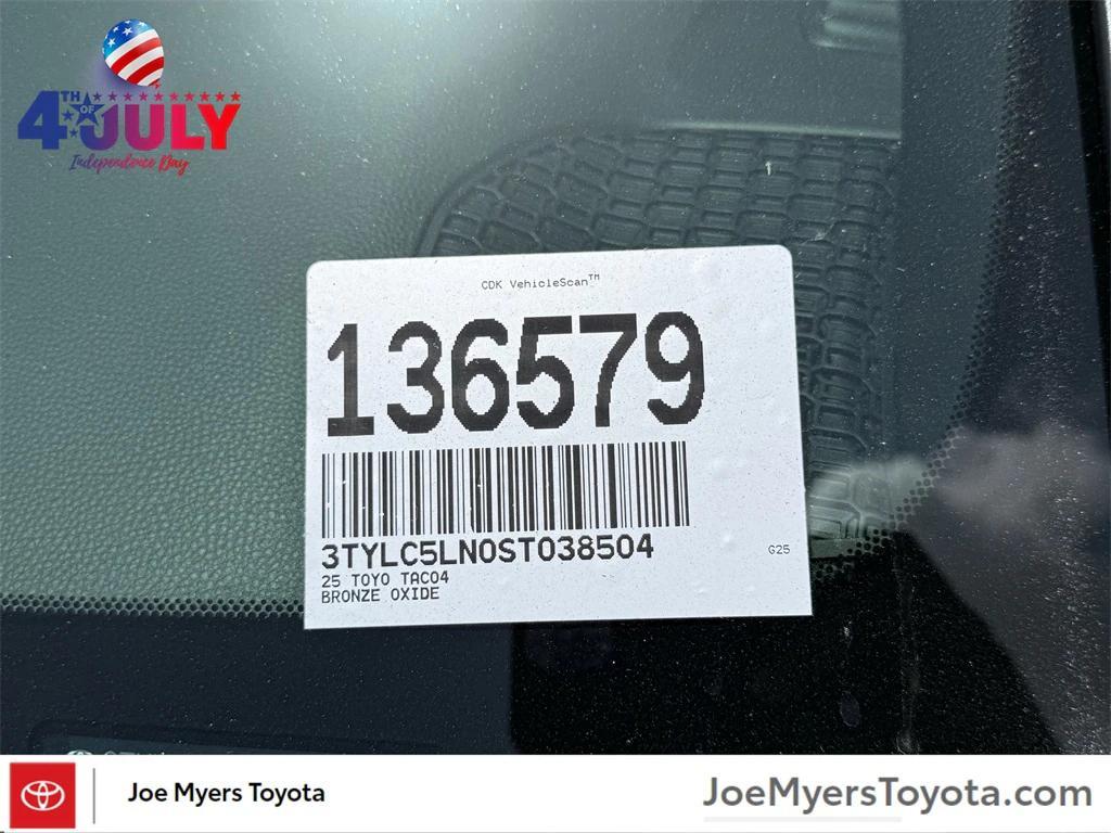 new 2025 Toyota Tacoma car, priced at $50,097