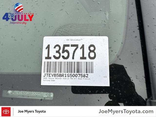 new 2025 Toyota 4Runner car, priced at $63,089