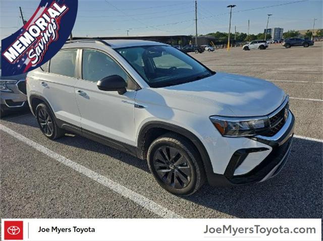 used 2024 Volkswagen Taos car, priced at $18,999