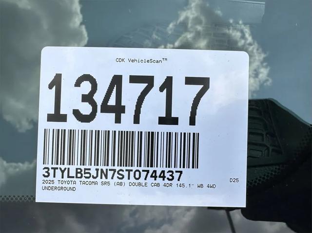 new 2025 Toyota Tacoma car, priced at $43,461