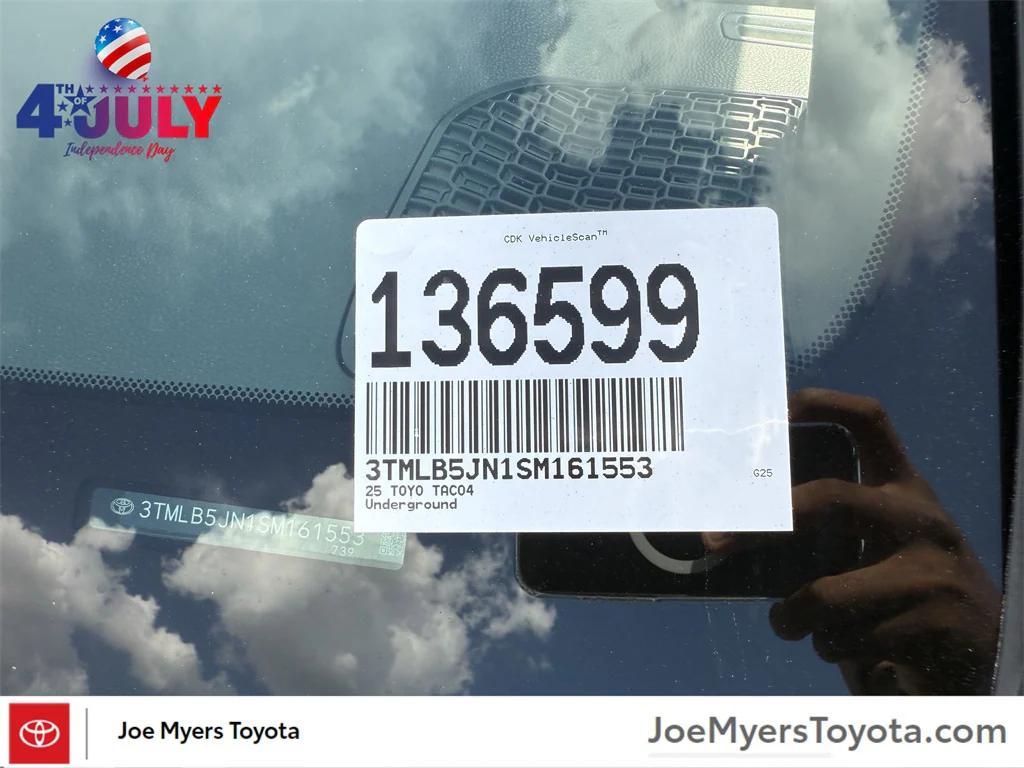 new 2025 Toyota Tacoma car, priced at $46,154