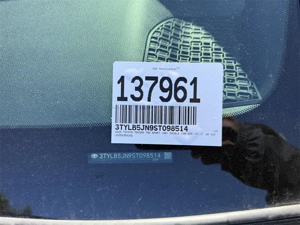 new 2025 Toyota Tacoma car, priced at $45,592