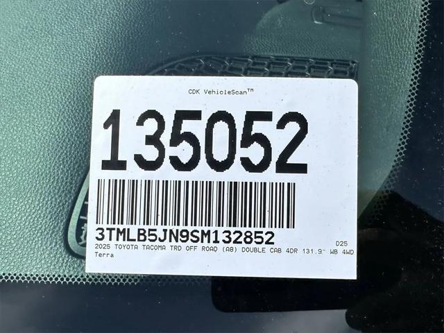 new 2025 Toyota Tacoma car, priced at $45,006