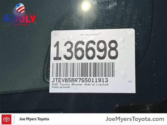 new 2025 Toyota 4Runner car, priced at $62,005