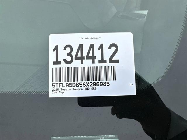 new 2025 Toyota Tundra car, priced at $55,760
