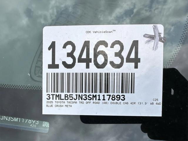 new 2025 Toyota Tacoma car, priced at $53,353