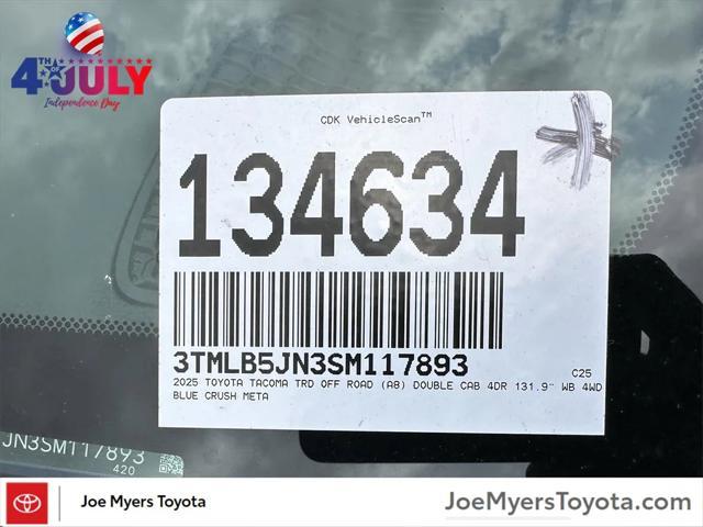new 2025 Toyota Tacoma car, priced at $53,353