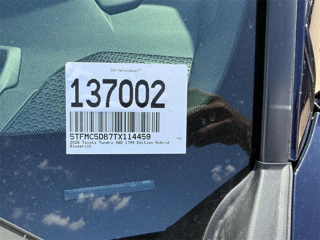 new 2026 Toyota Tundra Hybrid car, priced at $73,170