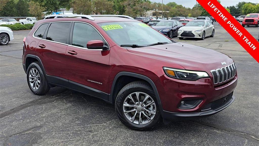 used 2021 Jeep Cherokee car, priced at $21,800