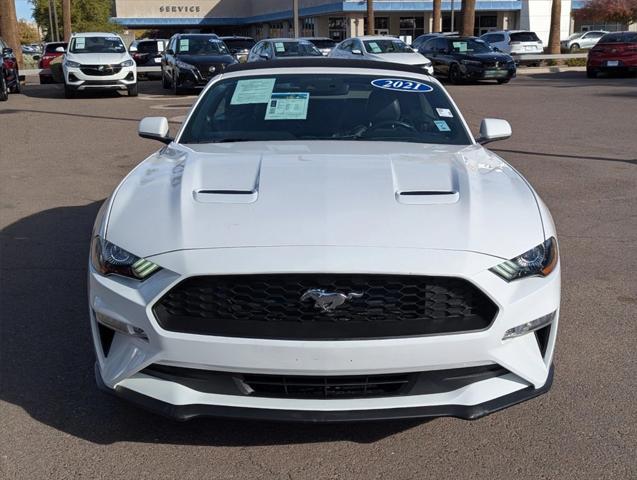 used 2021 Ford Mustang car, priced at $20,496