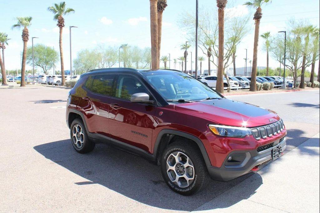 used 2022 Jeep Compass car, priced at $18,395