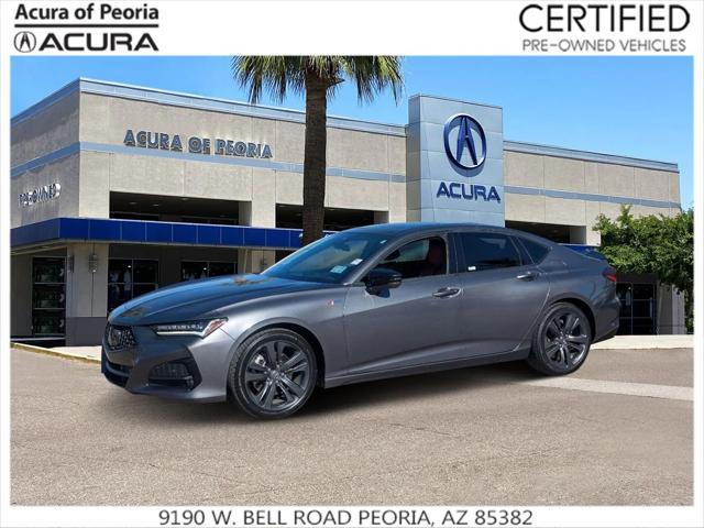 used 2023 Acura TLX car, priced at $34,500