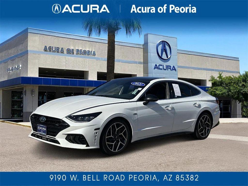 used 2021 Hyundai Sonata car, priced at $19,488