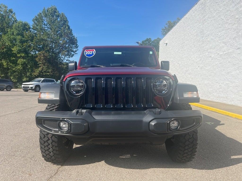 used 2021 Jeep Wrangler Unlimited car, priced at $35,250