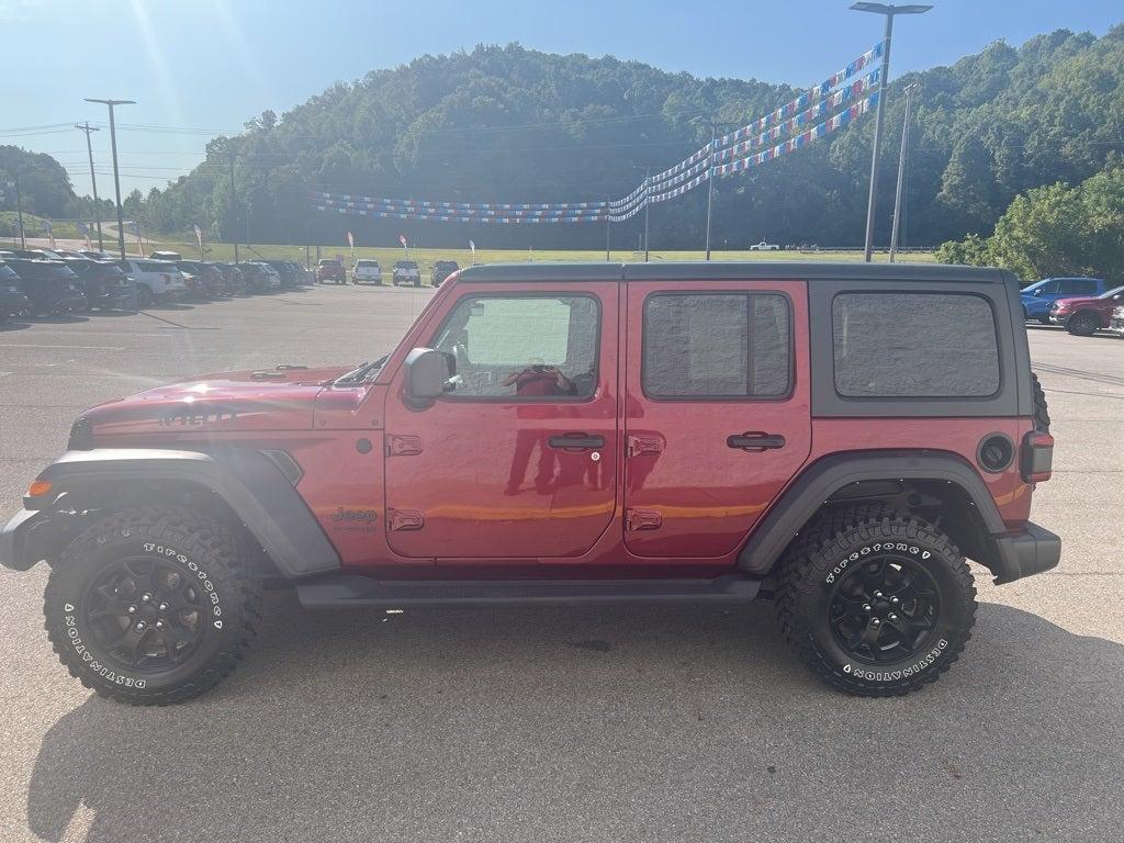 used 2021 Jeep Wrangler Unlimited car, priced at $35,250