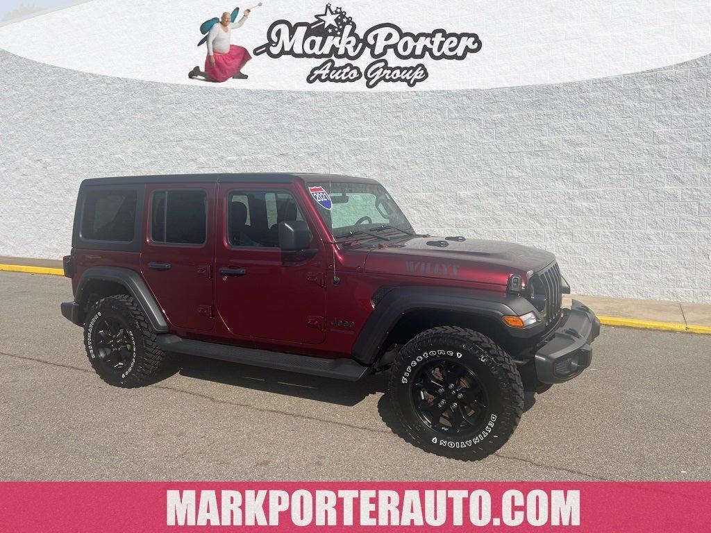 used 2021 Jeep Wrangler Unlimited car, priced at $35,250