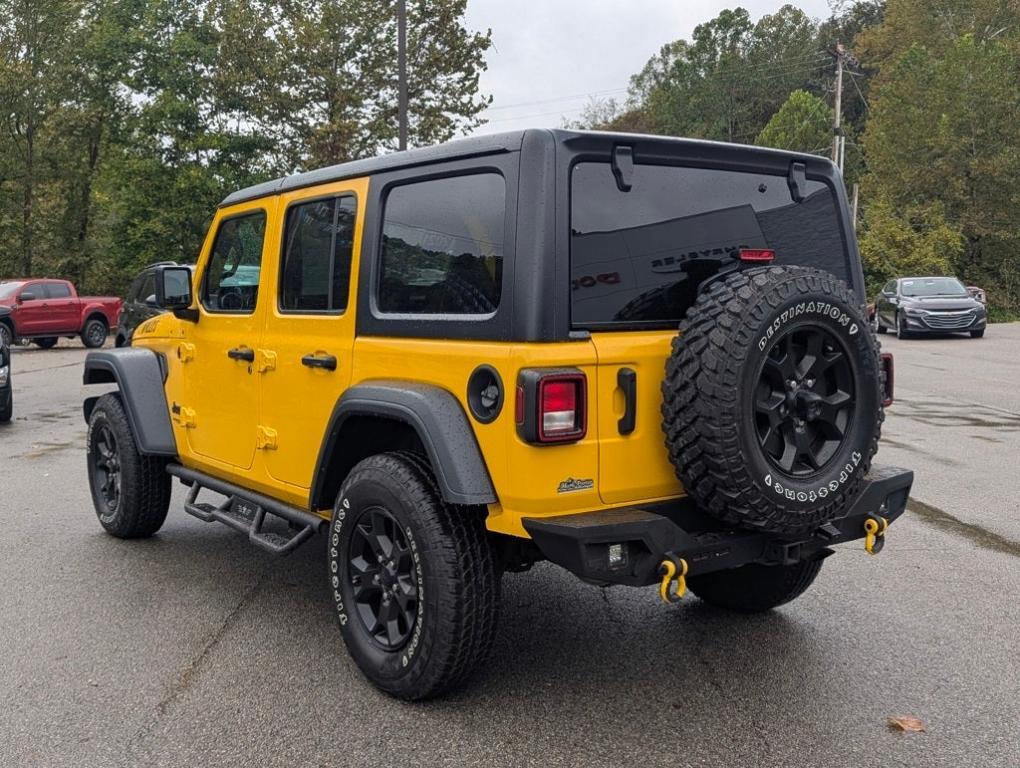 used 2021 Jeep Wrangler Unlimited car, priced at $31,350