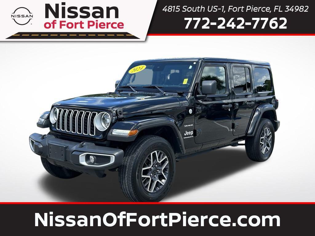 used 2024 Jeep Wrangler car, priced at $34,553