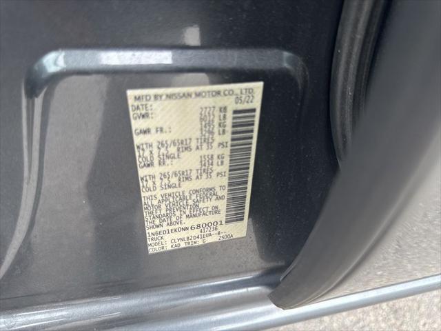 used 2022 Nissan Frontier car, priced at $31,160